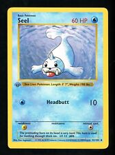 1999 Pokemon SEEL Base Set 1ST EDITION Shadowless Card 41/102 GRAY STAMP 3D NM++