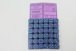 Chessex Dice 12mm D6 (36 Dice) Speckled Cobalt - CHX 25907 - Picture 1 of 1