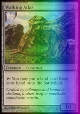 Magic the Gathering MTG Walking Atlas (131) Worldwake   LP FOIL