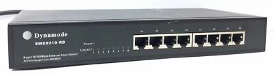 Dynamode Ethernet Smart Switch 8 Port 10/100 SW80010-RD - Image 1 of 4