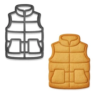 Tagliabiscotti con gilet imbottito senza maniche - 4x2,71" (colore casuale) - Foto 1 di 9