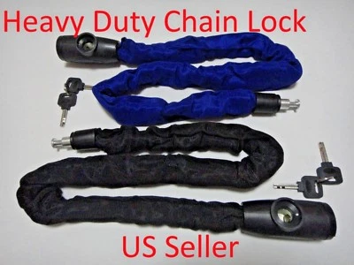 Heavy Duty Padlock Chain Bike Boat Motorcycle Home Security Durable Chain Lock - Image 1 of 4