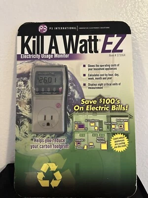 P3 P4460 Kill-A-Watt EZ Electricity Usage Power Monitor - Image 1 of 4