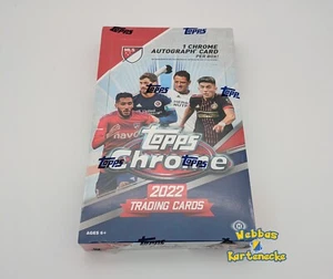 2022 Topps MLS Major League Soccer Chrome Hobby Box 18 Booster NEU & OVP - Bild 1 von 1