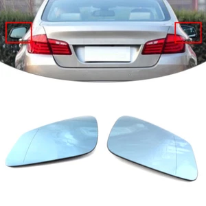 Pair Side Mirror Rearview Mirror Glass For BMW F01 F10 F06 F20 F21 F30 F48 Blue - Bild 1 von 8