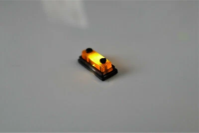 RC Truck Modellbau 2 Frontblitzer eckig Blinker orange 1:14 - Bild 1 von 4