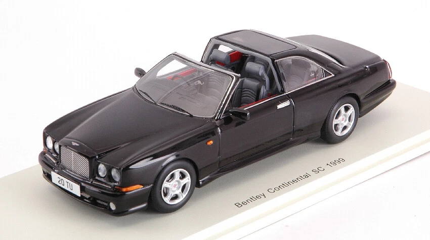 Bentley Continental Sc 1999 Black 1:43 Model S4893 SPARK MODEL - Immagine 1 di 1