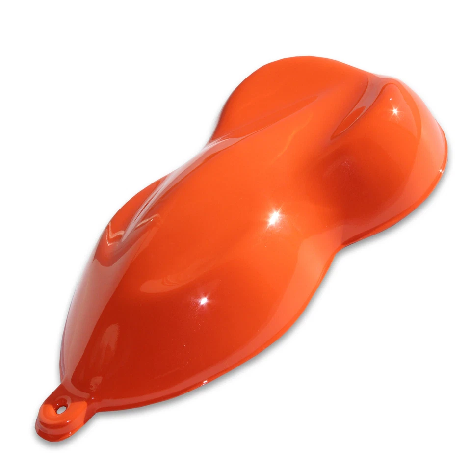 Lava Bright Orange Car Paint & Kit Options with HIGH GLOSS CLEAR - Image 1 of 1