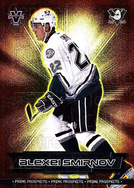 2002-03 Vanguard Prime Prospects #2 Alexei Smirnov - Image 1 of 1
