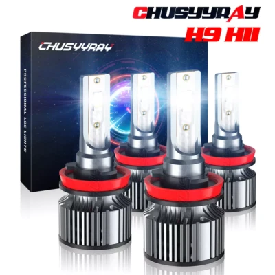 Комплект светодиодных фар дальнего и низкого уровня для Nissan X-Trail Sport Utility 2015 2016 2017 годов выпуска - Изображение 1 из 4