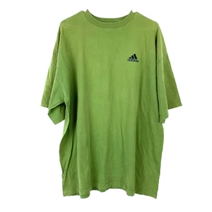 Camiseta De Colección Años 90 Y2K Adidas Logo Verde Lima Manga Corta Para Hombre XL - Imagen 1 de 6
