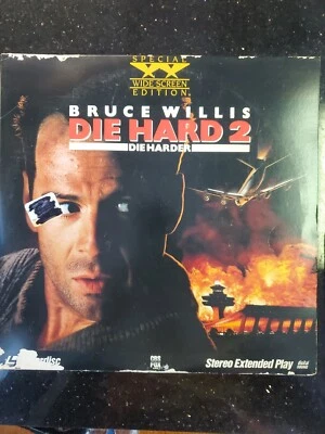 Die Hard 2: Die Harder - 1998 Wide Screen Edition 2 LD LaserDisc - Bruce Willis - Image 1 of 2