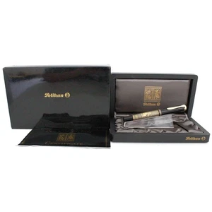 Pelikan M700 Toledo 1992 con Alemania estilo antiguo pluma estilográfica caja papeles nunca entintados - Imagen 1 de 11