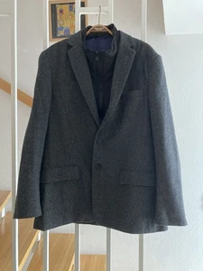 Sakko mit herausnehmbarem Reißverschlußteil Gr.54 XL Wolle - Bild 1 von 4