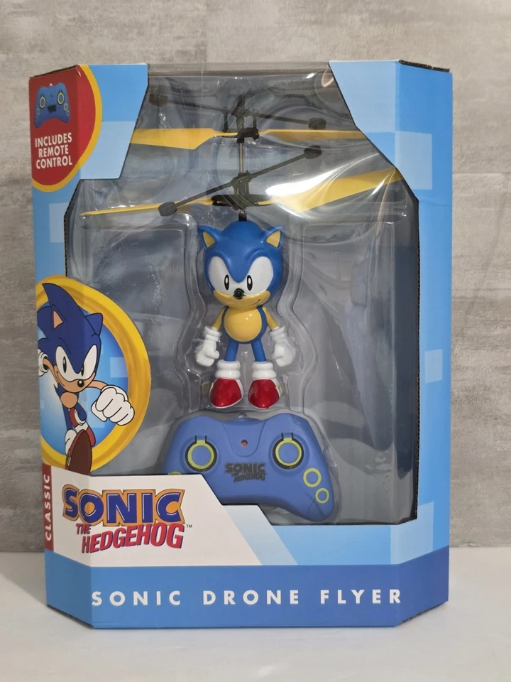 Sensor de mão controle remoto clássico Sonic The Hedgehog Heli-Drone Flyer - Imagem 1 de 4