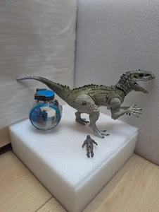 Jurassic World - Indominus Rex vs Gyro Sphere/Gyrosphere Complete RARE Set - Picture 1 of 2