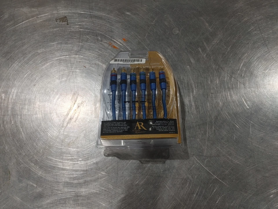 Brand New In Box Acoustic Research High Quality Component Video Cable 6ft RCA - Image 1 of 2