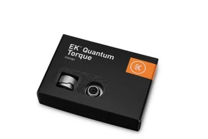 EKWB EK-Quantum Torque HDC 14 Rigid OD Compression Fittings, Satin Titanium 6pk - Afbeelding 1 van 2