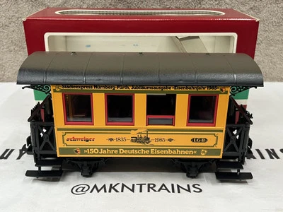 Coche expreso de pasajeros alemán LGB 1985 #3007 150 aniversario NURNBERG NUEVO Foto 1 de 4