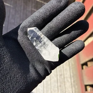 36g Brazilian Clear Quartz Double Terminated Point Polished Natural Clear Quartz - Picture 1 of 13