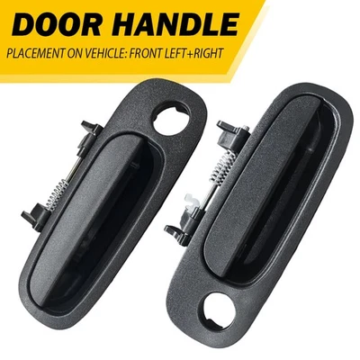 Manija de puerta exterior negra para Scion xB Base delantera derecha + izquierda 2004-2006 Foto 1 de 4