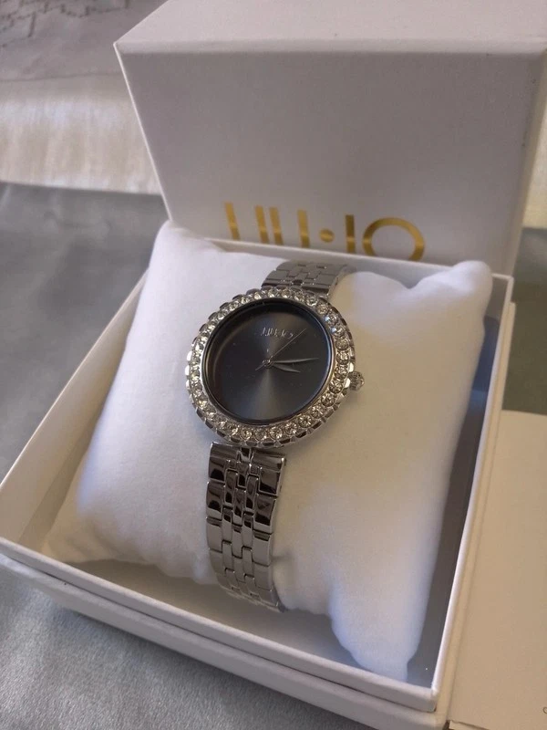 Orologio Liu Jo Originale Donna Elegante Glamour Argentato Luxury  Crystal Chic  - Immagine 1 di 4