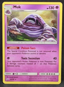 Muk 63/181 SM - Team Up Normal Rare - NM - Picture 1 of 2