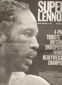 The Sun Supplement 15. November 1999 - Super Lennox Lewis, Undisputed Champion - Bild 1 von 1