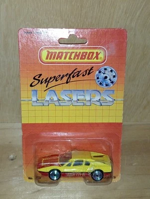 Matchbox Superfast Laser Wheels / MB 070 Ferrari 308 - Yellow & Red - Model Car - Image 1 of 4