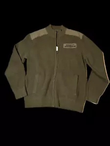 MSRP $195 Harley-Davidson Mens Jacket XL Willie G Green Skull Sweater Zip - Picture 1 of 5