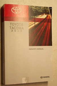 2013 Toyota Tacoma Owner's Manual - Picture 1 of 1
