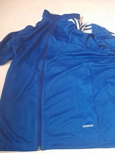 Adidas Mens Track Top TR Jacket Royal Blue White XL BNWT - Picture 1 of 7