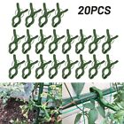 20pcs Fasten Hang Expand Clips for Greenhouses Shade Net in Dark Green