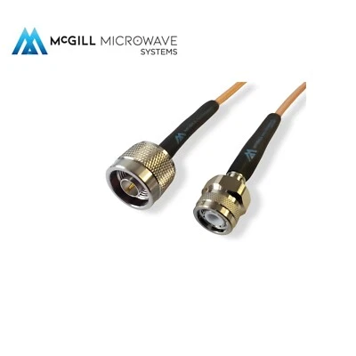 RG400 N Male to TNC male Coaxial Cable Assembly LOWEST LOSS Military spec M17 RF - Image 1 of 4