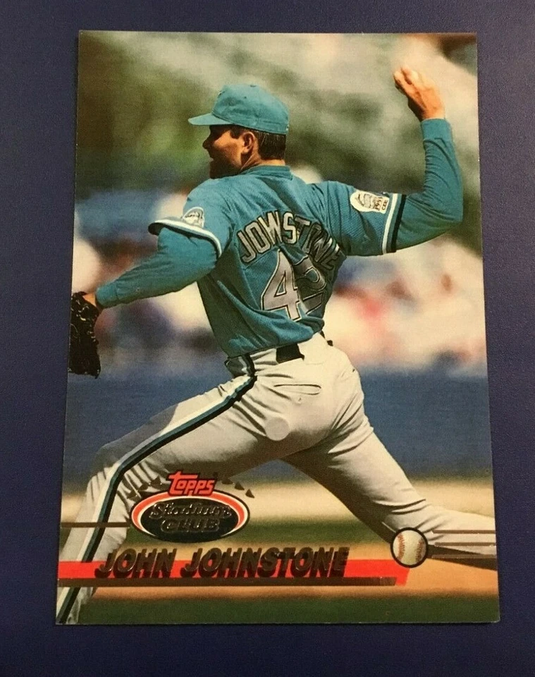 1993 Topps Stadium Club # 734 JOHN JOHNSTONE Florida Marlins   - Image 1 of 1