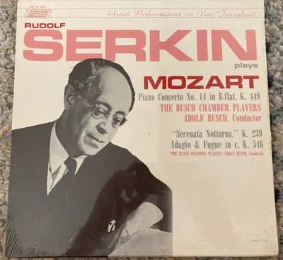 Rudolf Serkin plays Mozart Piano Concerto No. 14 - Vinyl LP Foto 1 de 2