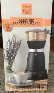 Cook Prep Eat elektrische Espressokocher frisch in weniger als 10 Minuten schwarz & gelb - Bild 1 von 5