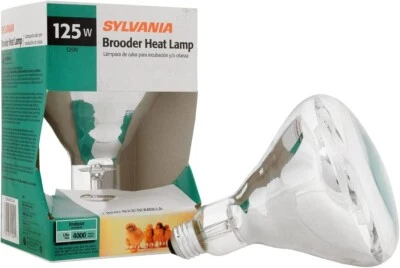 SYLVANIA 125-Watt BR40 Clear Broder Heat Lamp - 120V - Rated for 5,000 Hours - Image 1 of 2