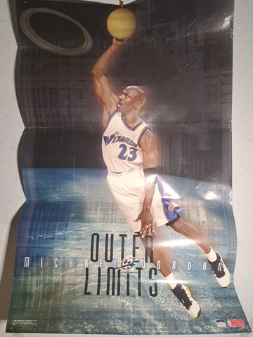 Michael Jordan Outer Limits Washington Wizards Starline Poster 22.5 X 34.5” Cover