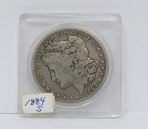 Dólar Morgan de plata de San Francisco 1884-S como nuevo - Imagen 1 de 10