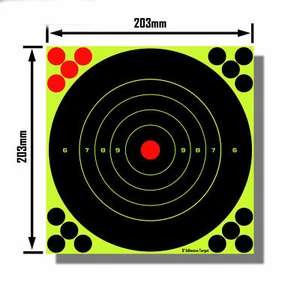 10er Set selbstklebende Ziele Herz von C50 in 20cmx20cm - Bild 1 von 2