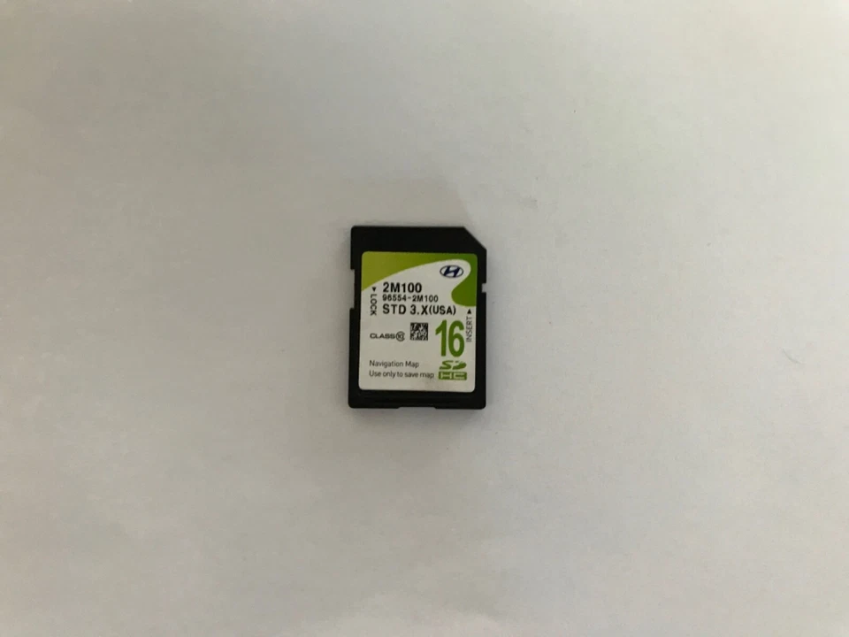 13-15 GENESIS COUPE SD Navigation CARD USA MAP Memory DATA 96554-2M100 OEM - Image 1 of 1