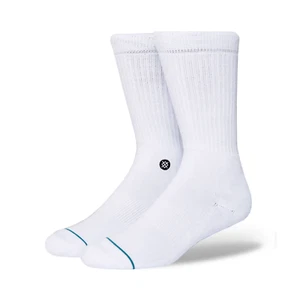 Stance Icon Socks - White/Black - Picture 1 of 3