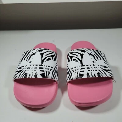 Adidas Adilette Comfort Slide Women's 7 Sandals Rose Tone/White/Black GY3560 - Image 1 of 3