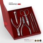 Suvorna Ador Pro Manicure/Pedicure Tool Kits, Stainless Steel 7 Pieces