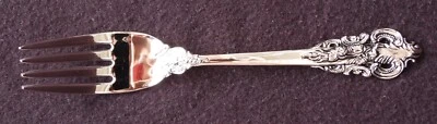 Vintage Godinger Baroque Silver-Plated Salad Fork 6.5" - Image 1 of 4