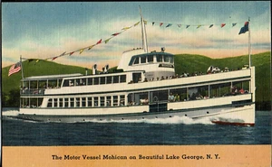 CPA Carte postale Etats Unis Lake George The Motor Vessel Mohican VM95731ok - Picture 1 of 2