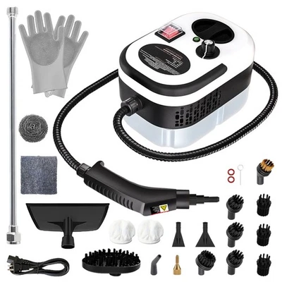 Limpiador de Vapor Portátil 2500W Alta Temperatura para Hogar Cocina Baño y Limpieza de Automóviles Foto 1 de 4