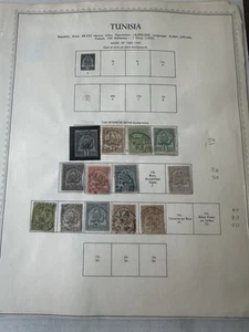 FRENCH TUNISIA STAMP COLLECTION MINT, USED & MORE 195 Stamps From 1888-1941 - Picture 1 of 15