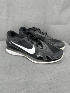 Nike Court Air Zoom Vapor Pro HC Tennis Shoes Men's Size 7 Black - Picture 1 of 7